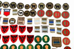 WWII US ARMY INFANTRY DIVISION PATCHES