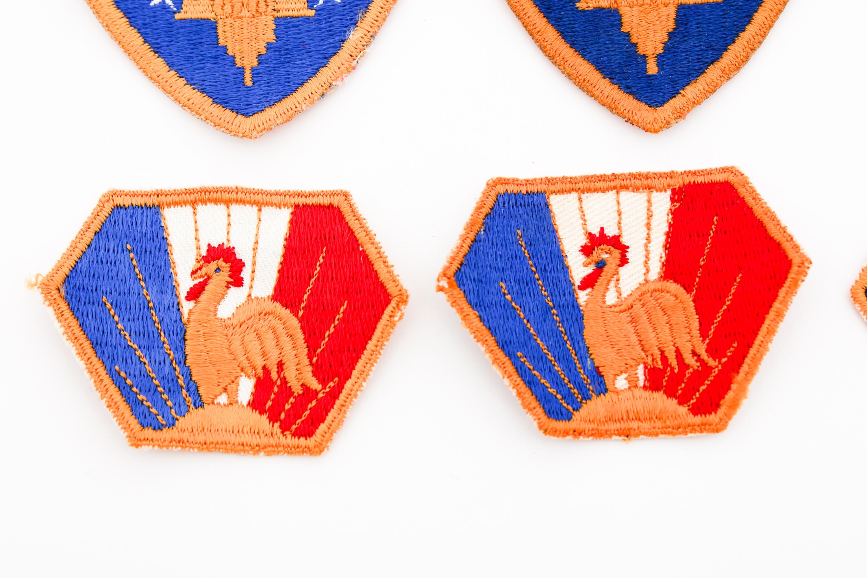 WWII - POST WAR US RECRUITING & BATTALION PATCHES