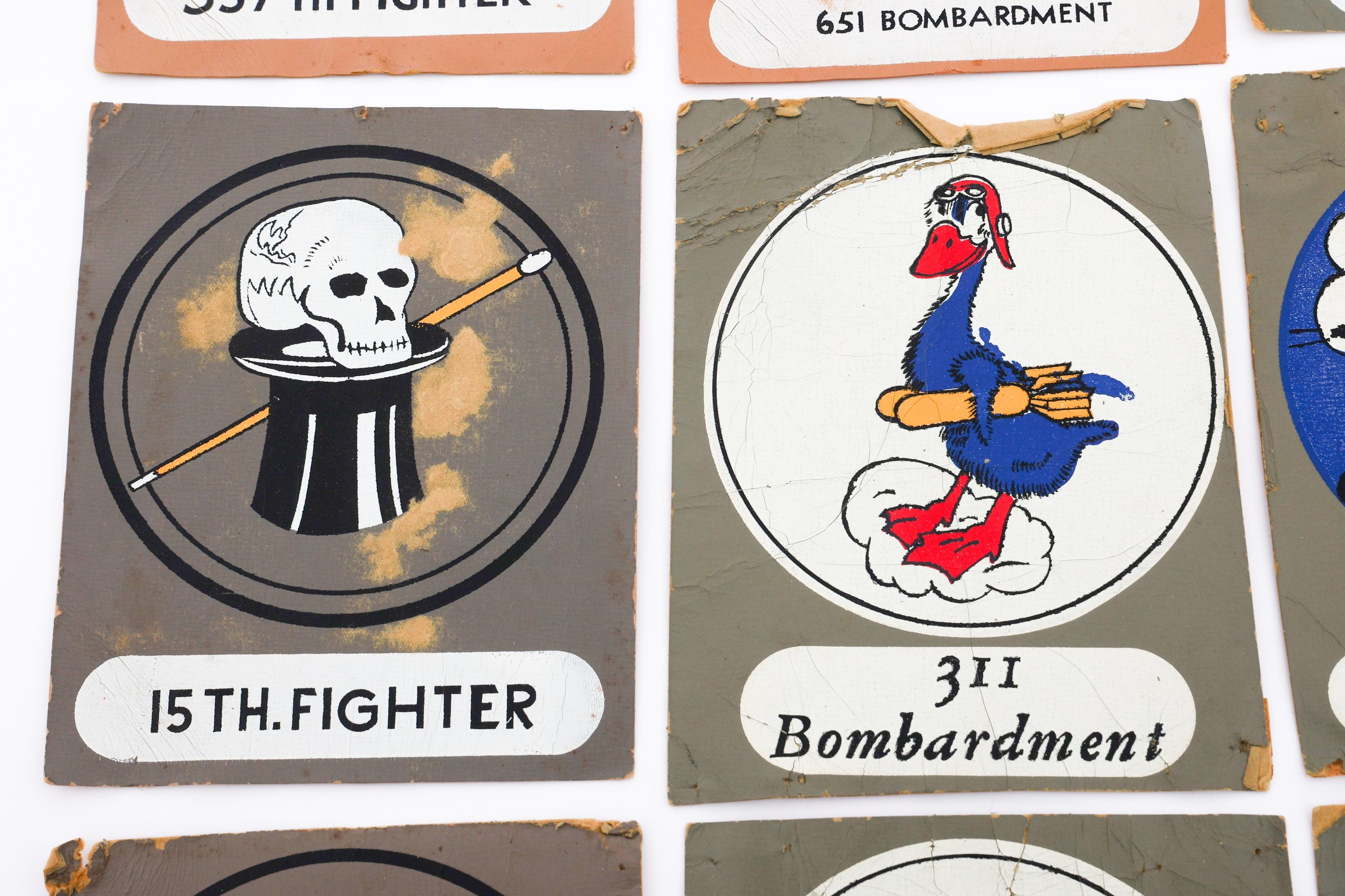 POST WWII USAAF & NAVY SQUADRON PATCHES