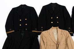 WWII - COLD WAR US NAVY TUNICS & UNIFORM ITEMS