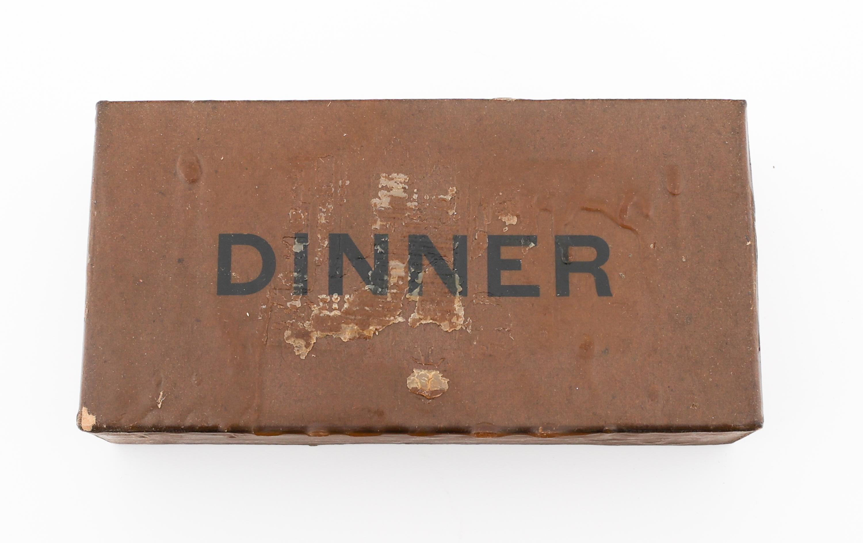 WWII US D & K-RATION FIELD DINNER KIT UNOPENED