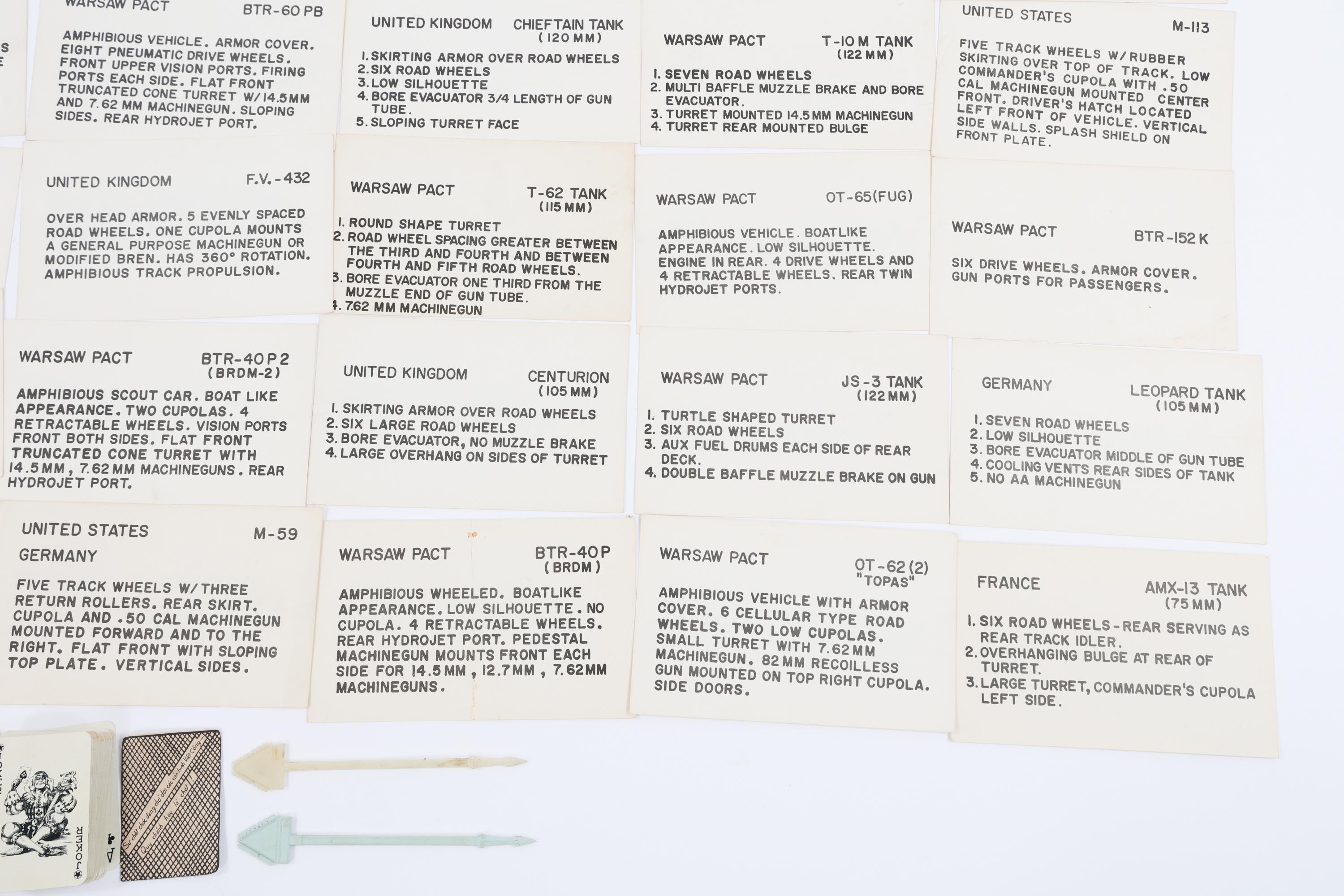 COLD WAR - CURRENT US & BRITISH VEHICLE ID CARDS