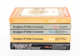 WWII GERMAN HEADGEAR & AWARD REFERENCE BOOKS