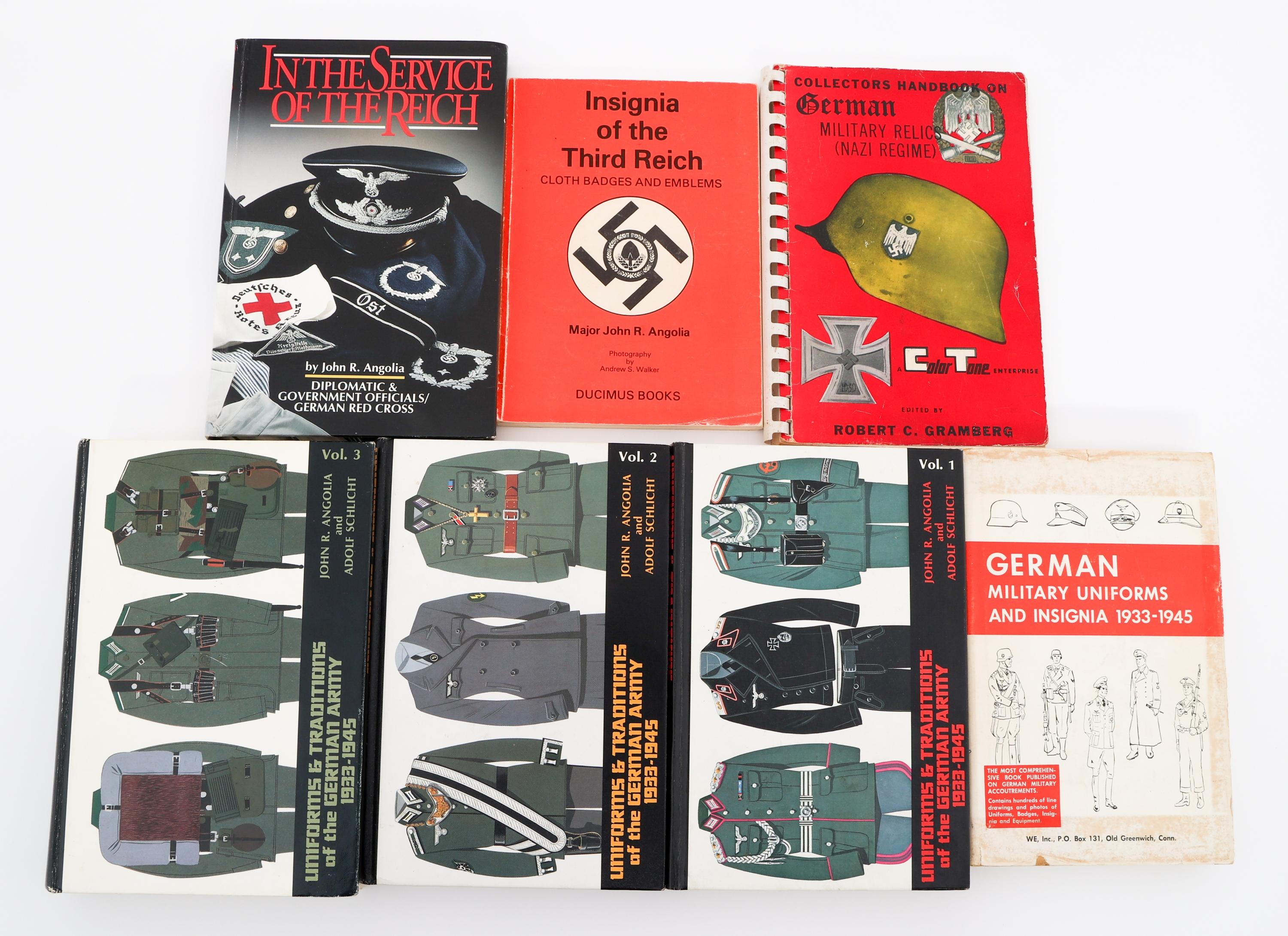 WWII GERMAN UNIFORM & INSIGNIA REFERENCE BOOKS