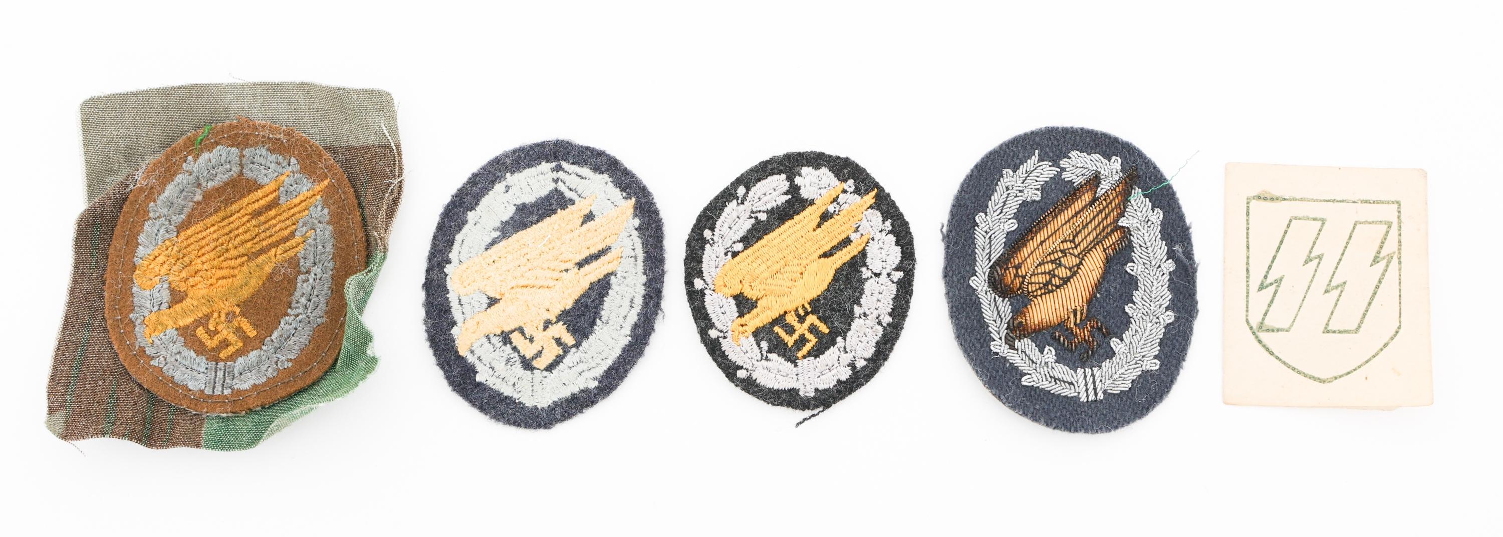 MODERN COPIES OF WWII GERMAN BADGES & CUFF TITLES