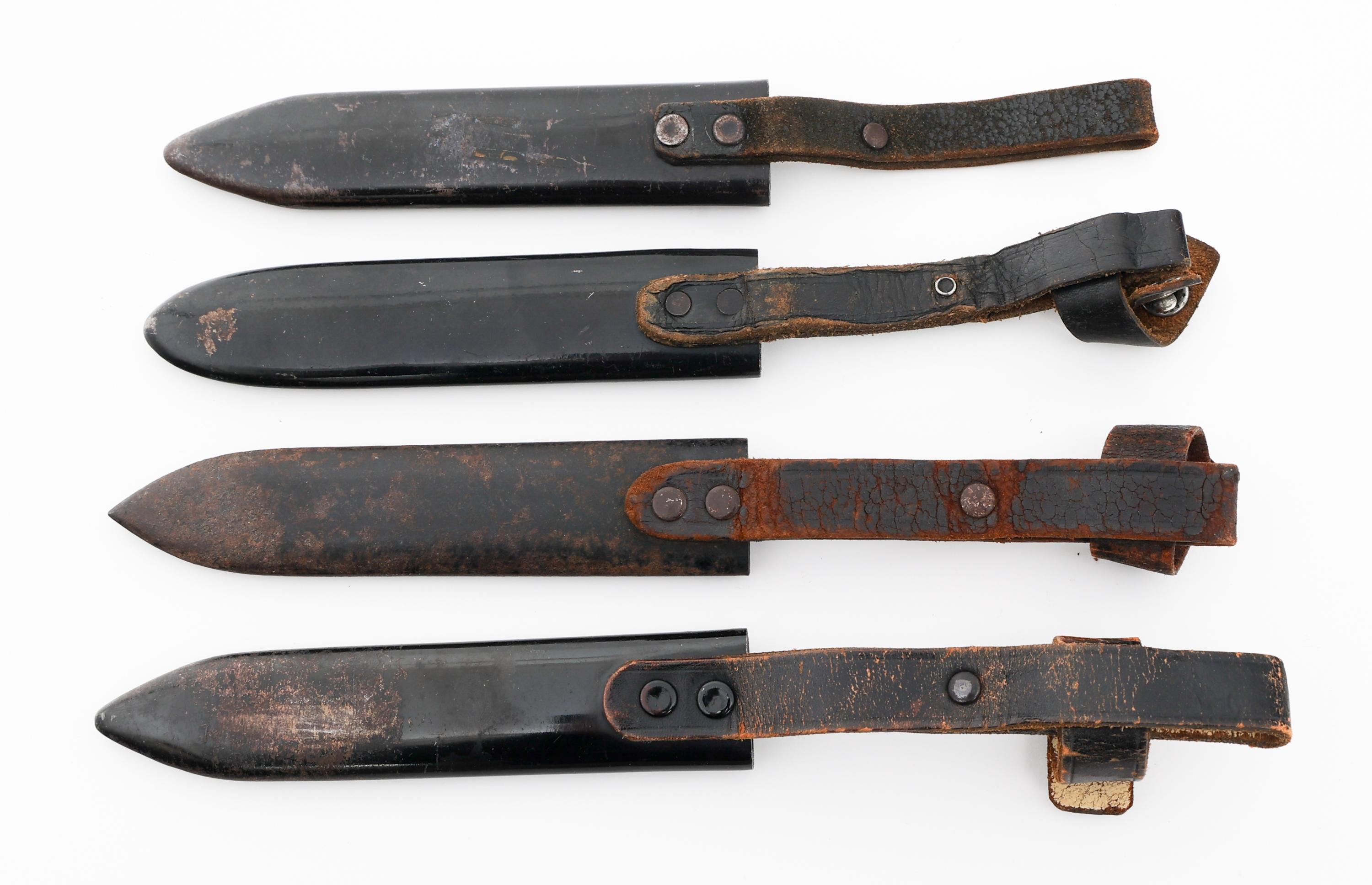 WWII GERMAN HITLER YOUTH KNIFE SCABBARDS