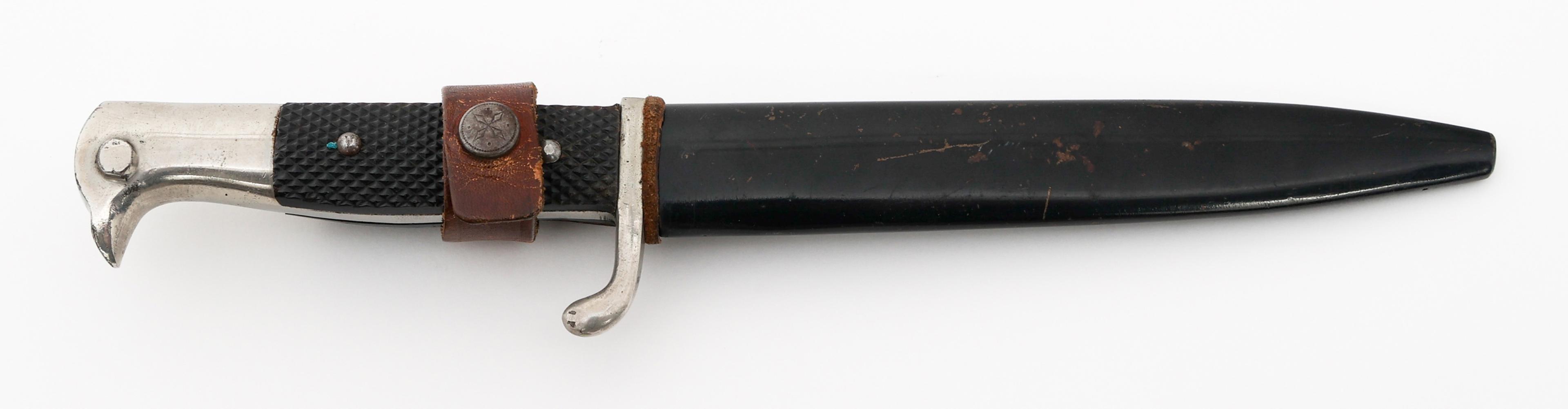 WWII GERMAN BOOT KNIFE WITH SCABBARD