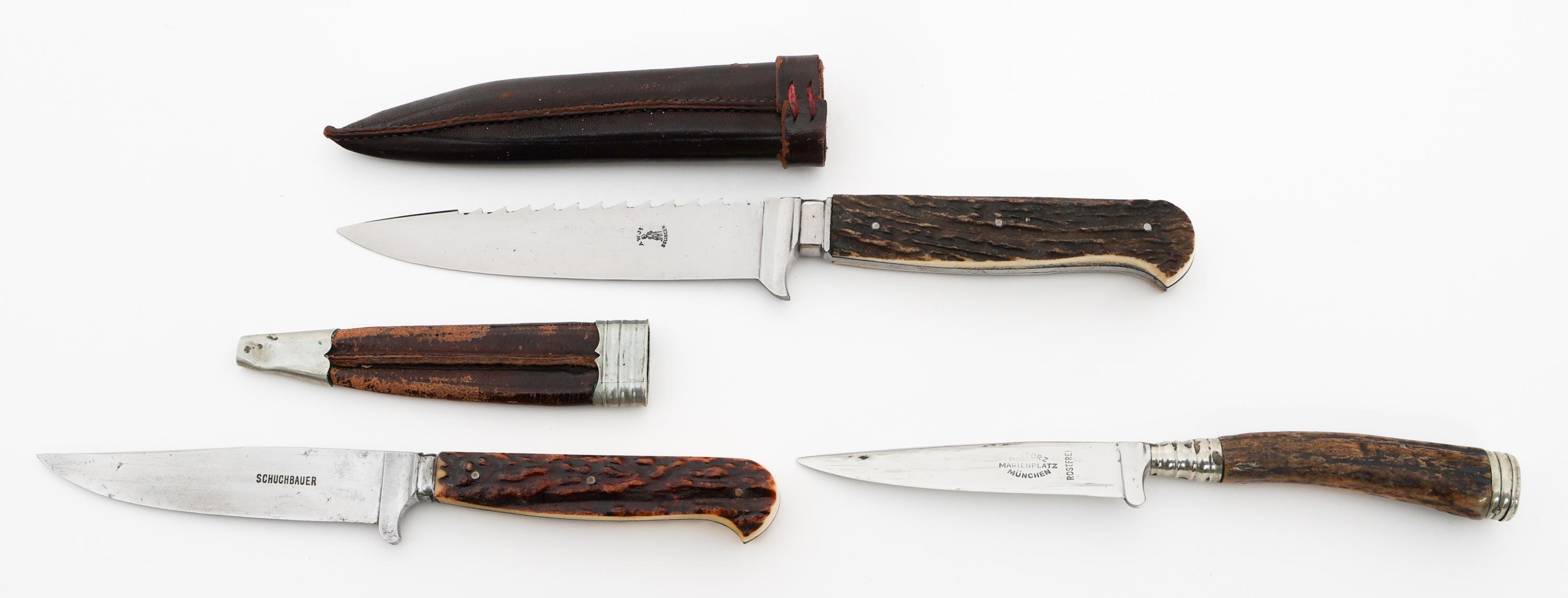 GERMAN STAG HORN PICNIC KNIVES