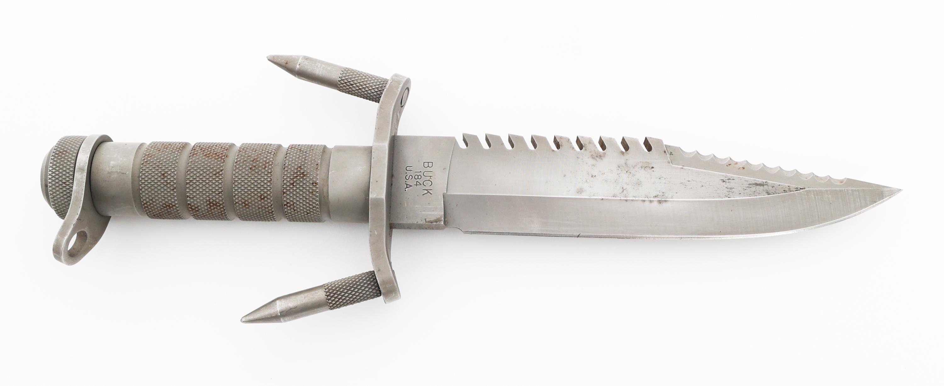 BUCK MODEL 184 BUCKMASTER KNIFE WITH SCABBARD