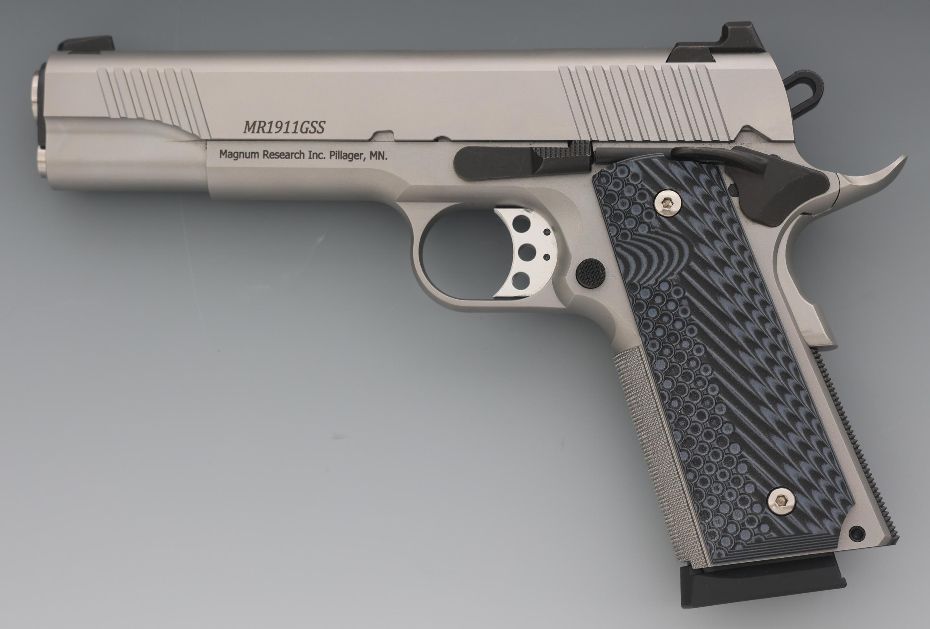 MAGNUM RESEARCH MR1911GSS .45 ACP CALIBER PISTOL