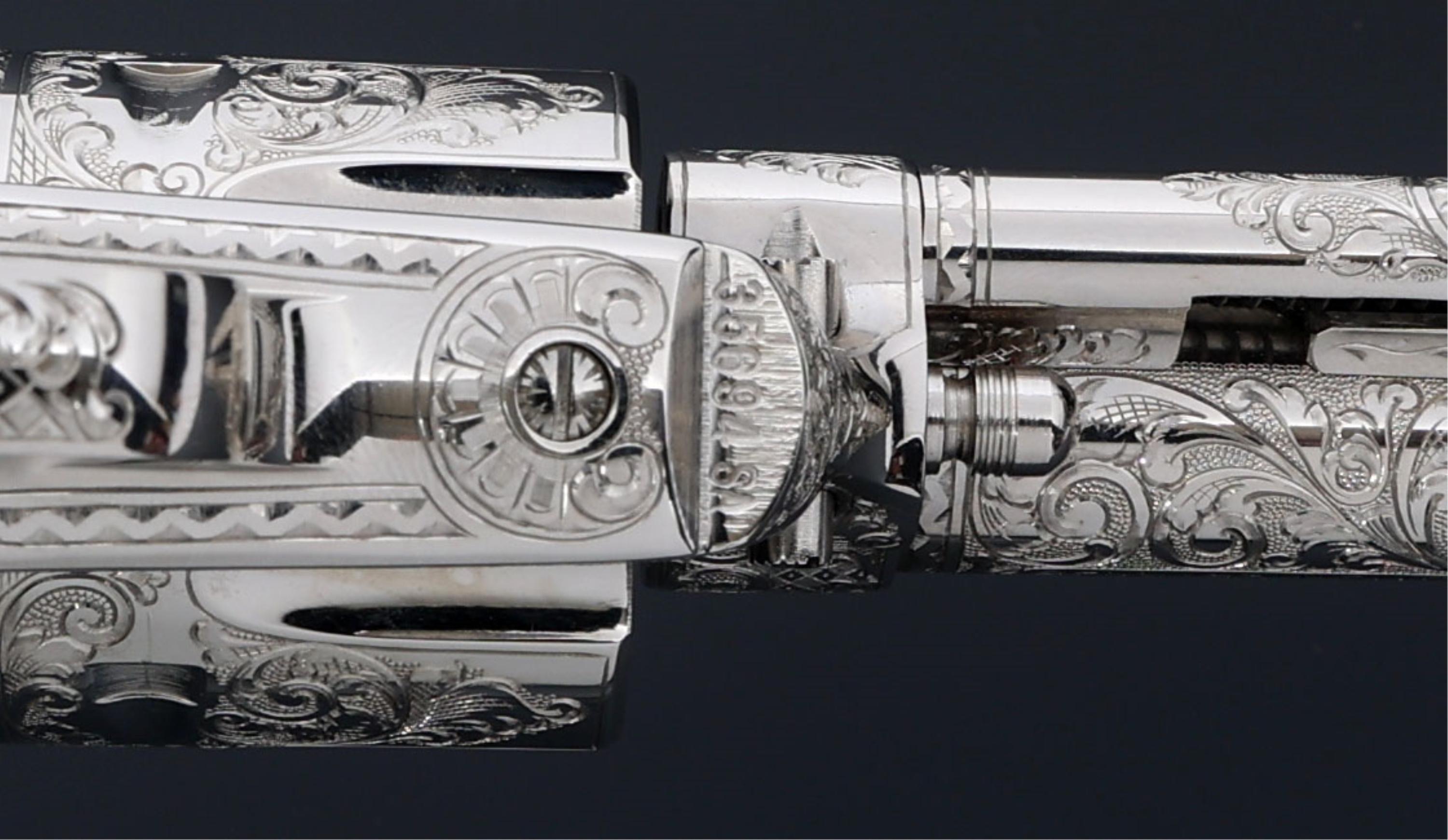 LOMBARDY ENGRAVED COLT SINGLE ACTION ARMY REVOLVER
