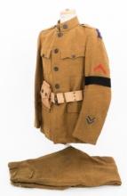 WWI US AEF VII CORPS ENLISTED UNIFORM