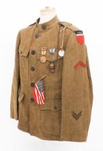 WWI US AEF 76th INFANTRY DIVISION NCO TUNIC