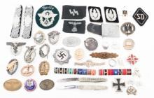 MODERN COPY OF WWII GERMAN INSIGNIA, BADGES & PINS