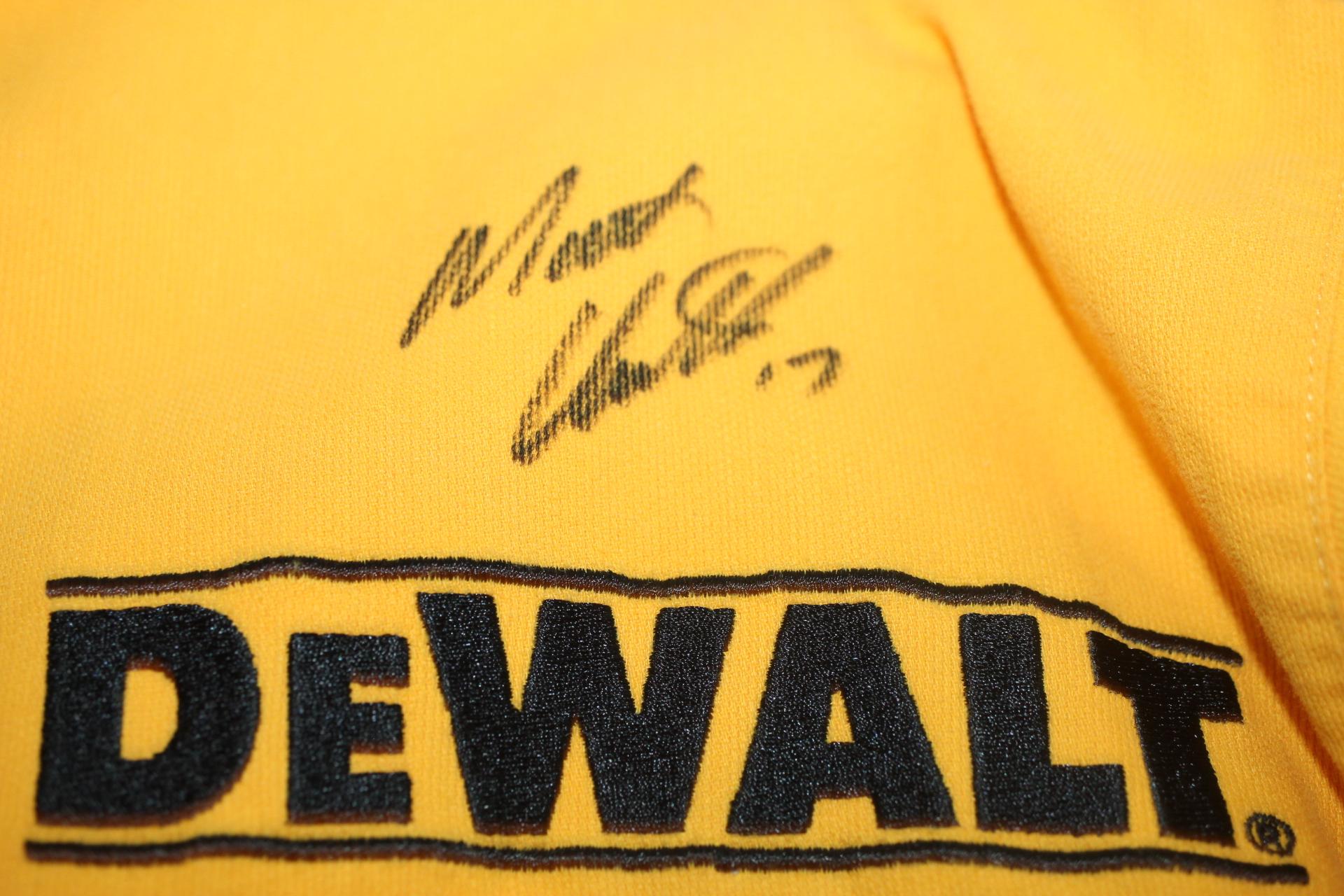 Matt Kenseth Signed DeWalt Jersey, No COA, Chase Authentics Drivers Line, Size XL