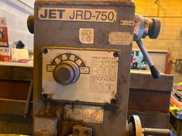 Jet JRD-750 Radial Arm Drill, 3PH, 220/440 V, S/N 881171, 30" x 20" Table