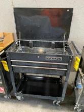 Yukon 2-Drawer Tool Cart, Flip up Top Compartment