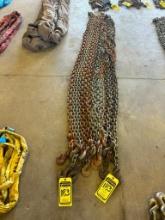 (6x) 3/8" x 18' Chains