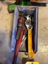 Lot of Assorted Size Adjustable Wrenches