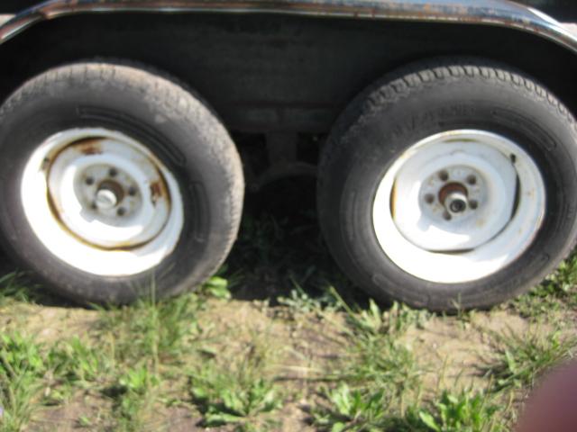 Tandem Axle 12' Bumper pull trailer Wheels 5"x4-1/4" Has Title