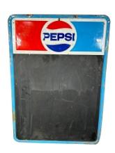 Vintage Pepsi Painted and Chalkboard Sign