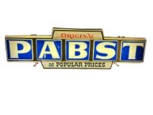 Vintage Pabst Lighted Plastic Face Sign