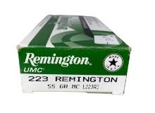 Box Remington 223 Ammunition 20 Rounds