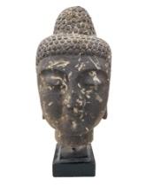 Vintage Carved Stone Buddha Head
