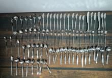 Selection of MCM Mid Century Modern Stainless Steel Flatware