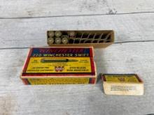 Vintage Partial Box 220 Winchester Swift Ammunition