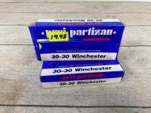 Two boxes 30-30 Winchester Ammunition 40 Rounds