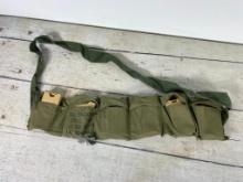 US Army Bandolier Loaded with Ammunition 30 Carbine