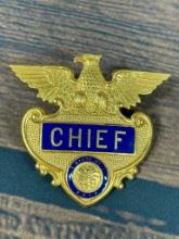 Vintage State of Ohio Police Chief Obsolete Badge