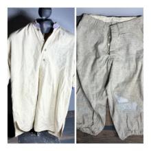 Antique Athletic Outfit with Faint Crest