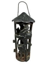 Vintage Cast Iron Candle Lantern