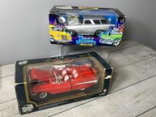 Muscle Machine 1955 Nomad Die-Cast and Road Tough 1957 Chevy Bel-Air Convertible Die-Cast