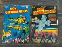 A Group of Two DC Comics Boy Commandos Comic Books