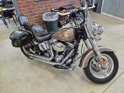 2005 Harley Davidson fatboy motorcycle, runs