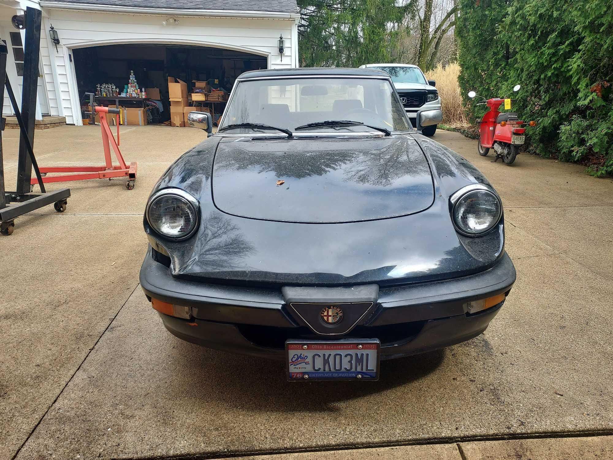 1987 Alfa Romeo Spider Graduate Pininfarina Hardtop Convertible