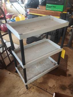 3-Tier Plastic Cart