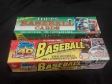 Factory Sealed Topps 1990 & 1991 Baseball Card Sets
