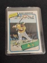 1980 Topps Ricky Henderson Rookie Card RC