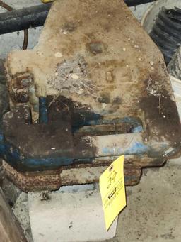 4 Suit Case Weights, Saw Horse, etc