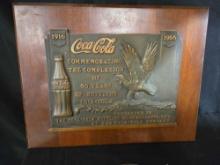 Coca Cola Commemorative Plaque 1916-1966