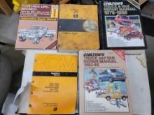 Chiltons Auto Manual, JD Manuals, Haynes Ford manual