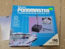 New Pondmaster Fountainhead/ Filter kit