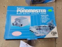 New Pondmaster Mag Drive Utility Pump 1200gph