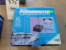 New Pondmaster Fountainhead/ Filter kit