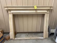 Wooden Fireplace Mantle