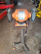 Central Machinery 6 inch bench grinder with base